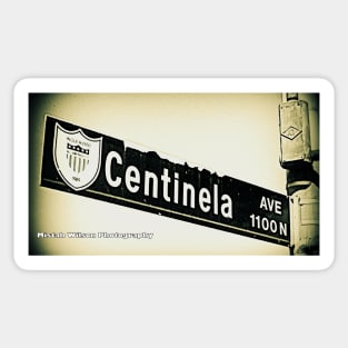 Centinela Avenue2, Inglewood, California by Mistah Wilson Sticker